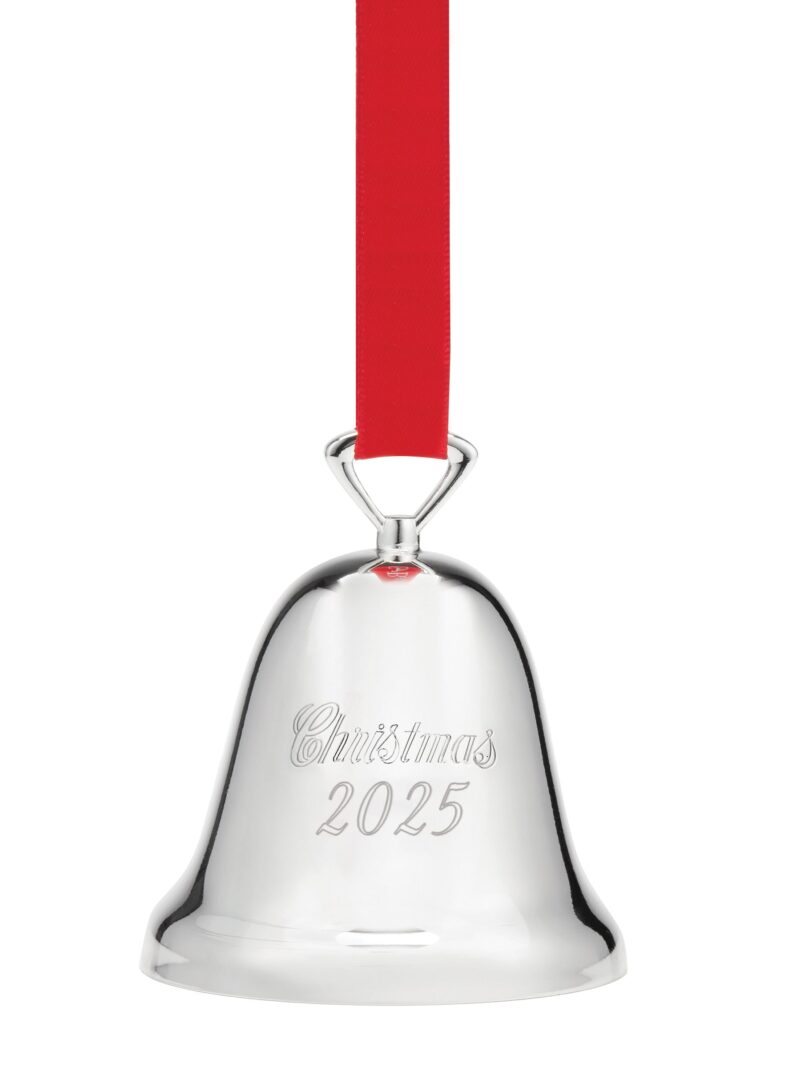 2025 Annual Christmas Bell Silverplate Ornament
